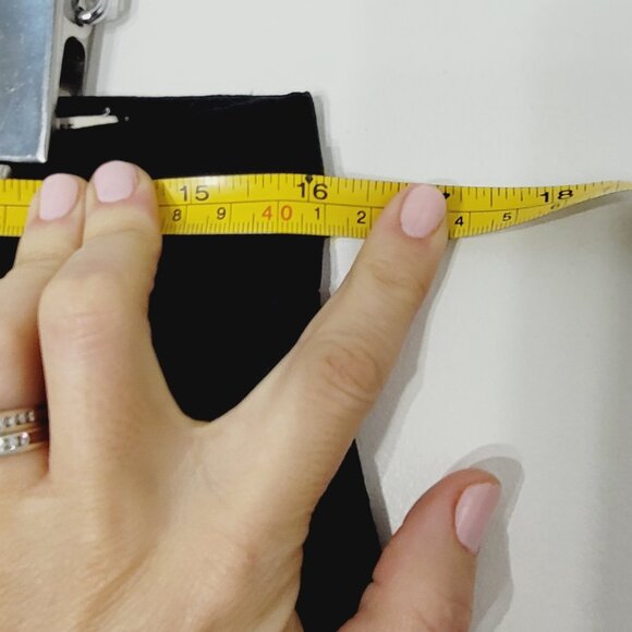 Nettoyer Asce Men's Black Flannel Chino Straight Leg Formal Dress Pant Size 30 - Picture 13 of 14